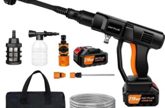 DayPlus 21V Handheld High Pressure Washer, 6 in 1 Nozzle (With Code) Sold by Zhitaozhang Tool Store