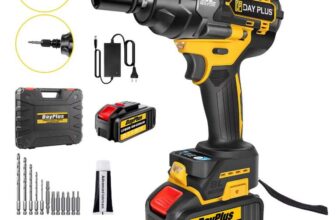 DayPlus 3 IN 1 Cordless Impact Wrench Electric Drill Impact Wrench (with code) – Sold by Zhenzhisheng-AE Store