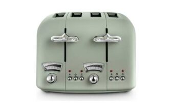 DeLonghi Argento Flora 4 Slice Toaster – Green