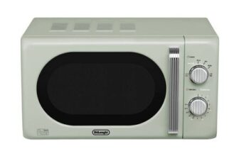DeLonghi Argento Flora 800W Standard Microwave – Sage Green
