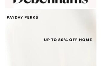 Debenhams Payday Sale – up to 80% off on Homeware