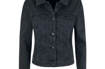 Debra Black Wash Denim Jacket Jeans Jacket Black by Noisy May
