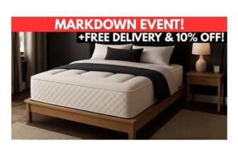 Deep-Sleep Memory Foam Mattress Extra-Thick Free Delivery Only £69