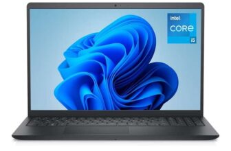 Dell 15 Laptop DC15250, 15.6 FHD 120Hz Anti-Glare, Intel Core i5-1334U, 16GB RAM, 512GB SSD,Windows 11 Home, QWERTY UK, Carbon Black