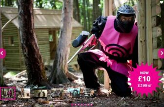 Delta Force Paintball Day for up to 10 People 50 Paintballs Each 16 UK Locations – Each