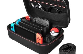 Deruitu Carrying Case Compatible with Nintendo Switch/Switch OLED Model