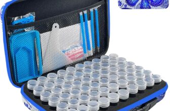 Diamond Painting Storage Containers, 60 Slots Diamond Painting Accessories and Tools kits Storage Box for Jewelry Beads