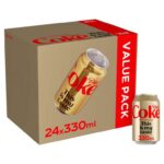 Diet Coke Caffeine Free Soft Drink Cans, 24 x 330 mL