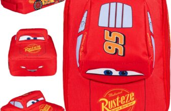 Disney Cars Lunch Bag for Kids Insulated Lunch Box Lightning McQueen Snacks Food Carrier for School Picnic Holiday Cooler Bag