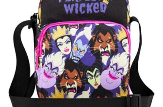 Disney Crossbody Bag with Adjustable Strap, Multi Villains