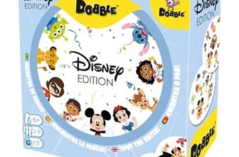 Disney Dobble Family Card Game for 2-8 Players, 15 Minutes