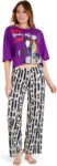 Disney Stitch Womens Pyjamas Set, Cosy Nightwear Long PJs Comfy Loungewear for Adults Teenagers, Stitch Gifts for Women