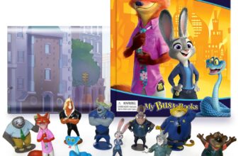 Disney Zootropolis 2 My Busy Books – Storybook, 10 figurines, playmat