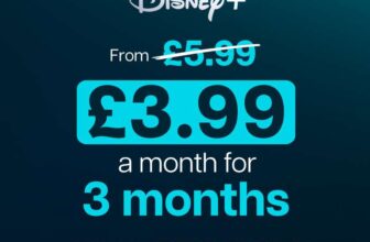 Disney from £3.99 per month for 3 months standard with ads (new and returning subscribers)