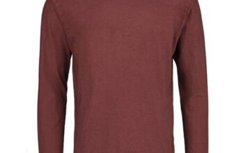 Distinctive Long-Sleeve Shirt Burgundy by RED by EMP