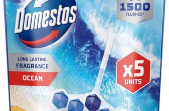 Domestos Power 5 Ocean Toilet Rim Blocks, 5 x 50g
