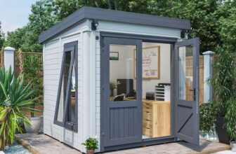 Dominator Classic Insulated Garden Office – 2.5 x 2.5m – W/Code
