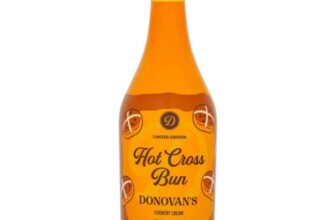 Donovans Hot Cross Bun Country Cream Liqueur 70cl – ABV 12% – Instore Five Lane Ends, Bradford