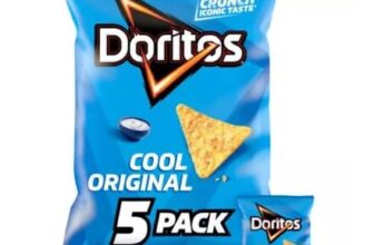 Doritos Cool Original Tortilla Chips Multipack Crisps 5x30g