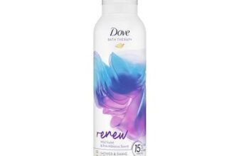 Dove Bath Therapy Renew Shower Foam with Violet and Hibiscus
