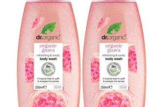 Dr Organic Guava Body Wash for Men and Women, 250ml