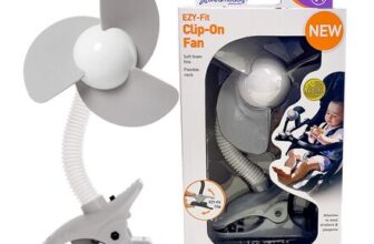 Dreambaby Stroller Fan – Clip-On, Adjustable, Portable Cooling