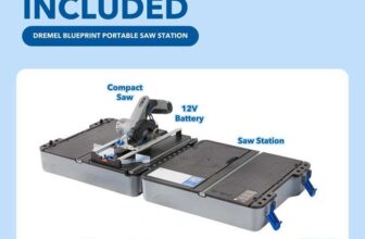 Dremel 12V Brushless Cordless Compact Saw Station includes 12V 2Ah Battery