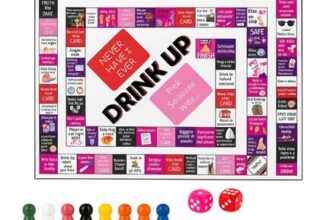 Drinking Games for Adults Board Game Set with Dice Cards