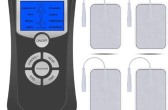Dual Channel TENS Machine for Pain Relief, TENS Unit Muscle Stimulator with 8 Modes and 4 Pads