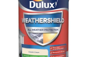 Dulux Weathershield Smooth Masonry Classic Cream 5L