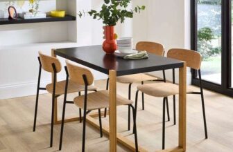 Dunelm Arnie Rectangle 4 Seater Dining Table Further Reduced