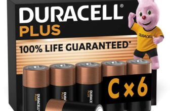 Duracell Plus C Batteries (6 Pack) – Alkaline 1.5V