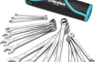 Duratech DTCW15M 15 Piece Metric Combination Wrench Set with Rolling Pouch – Free C&C