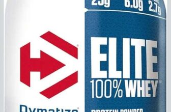Dymatize Elite 100% Whey Cookies & Cream 2170g – High Protein Low Sugar Powder Whey Protein and BCAAs