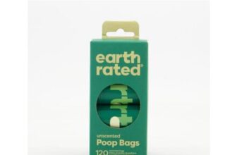 EARTH RATED 120 Pack Green Unscented Poop Bags