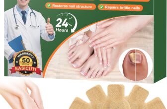 EASICUTI 50 PCS Fungal Nail Patches, Overnight Toenail Fungus Treatment Extra Strong, Fast-Acting Hydrogel Nail Repair for Damaged Nails, Gentle & Safe for Fingernail and Toenail Day Night Use