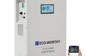 ECO-WORTHY 48V 314Ah(V1) LiFePO4 Lithium Battery, 16.1kWh With Code – Sold by ECOWORTHY UK Store