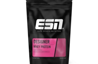 ESN Whey Protein Powder 1000g, 33 Servings with up to 23g Protein per Serving, Vegetarian – Discount at Checkout