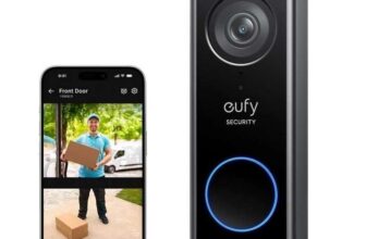 EUFY E340 Dual Camera Video Doorbell Refurbished – w/Code, Sold by Anker Refurbished Shop (UK Mainland)