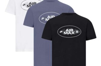 EXCLUSIVE3 Pack Nike Air Max 95 Short Sleeve T-Shirt White/Blue/Black Extra 10% off with Code (£14.85 each)