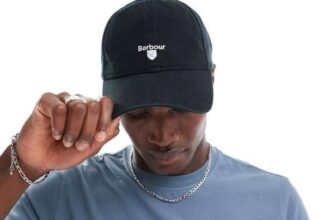 EXCLUSIVEBarbour Cascade cap in black with code