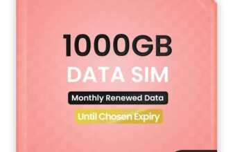 EXCLUSIVEThree 1000GB Preloaded 5G Data SIM per month – Loaded Each Month Until February 2028 with code (Business)