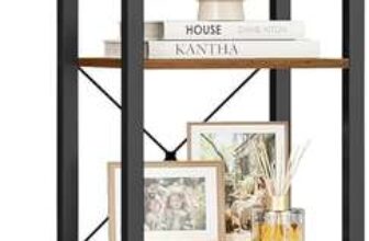 EXCLUSIVEVasagle 6-Tier Shelving Unit (Rustic Brown & Black / Special Walnut & Black / Ebony Black & Black / Camel Brown & Cloud White) W/Code