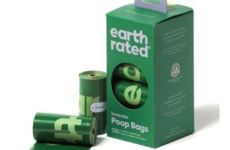 Earth Rated Lavender-Scented Leak-Proof, Extra Thick Dog Poop Bags, 120-Count