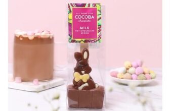 Easter Bunny Milk Hot Chocolate Spoon