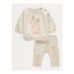 Easter Embroidered Sweatshirt and Leggings Outfit 6-9 Months