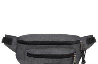 Eastpak DOGGY BAG Bum Bag – Black Denim (Grey) – Large