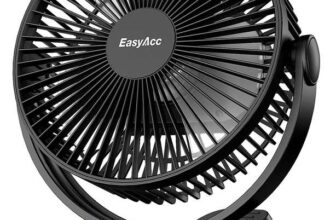 EasyAcc 10000mAh Portable Clip on Fan – Rechargeable – Sold by Heylive.Store FBA