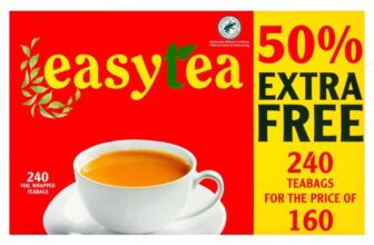 Easytea 240 Foil Wrapped Teabags 696g