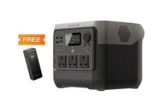 EcoFlow RIVER 2 Pro Portable Power Station free 25000mAh 170W Powerbank ( 768Wh LiFePO4 / Camping /fast charge/4x800W/1600W Boost ) w/code